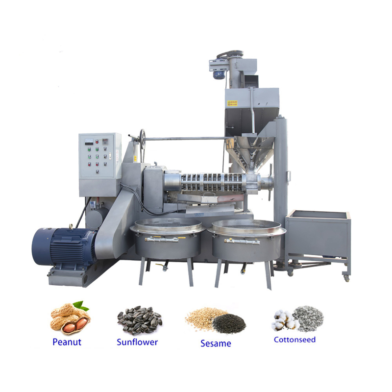 Commercial Screw Camellia Oil Extraction Machine 2.2 KW พลังสุญญากาศ 1900KG Weight Industrial Oil Presser