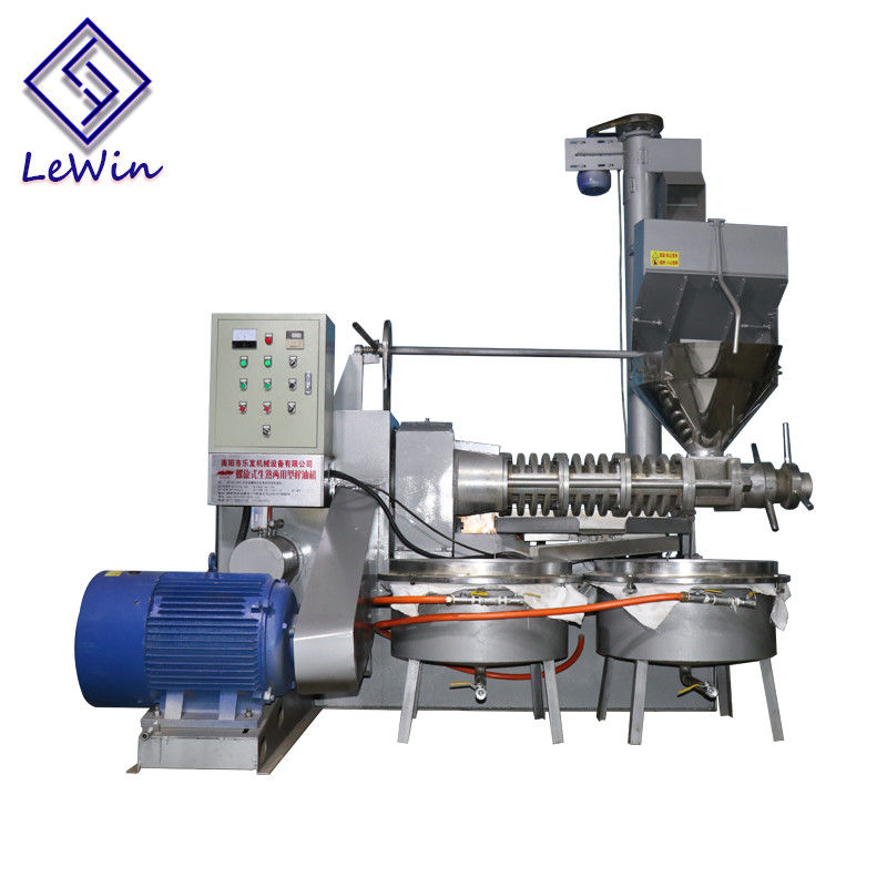 ความเร็วกระบอก 60-100 RPM เครื่องสกัดน้ํามันถั่วเหลืองเพื่อประโยชน์ของผู้ซื้อ