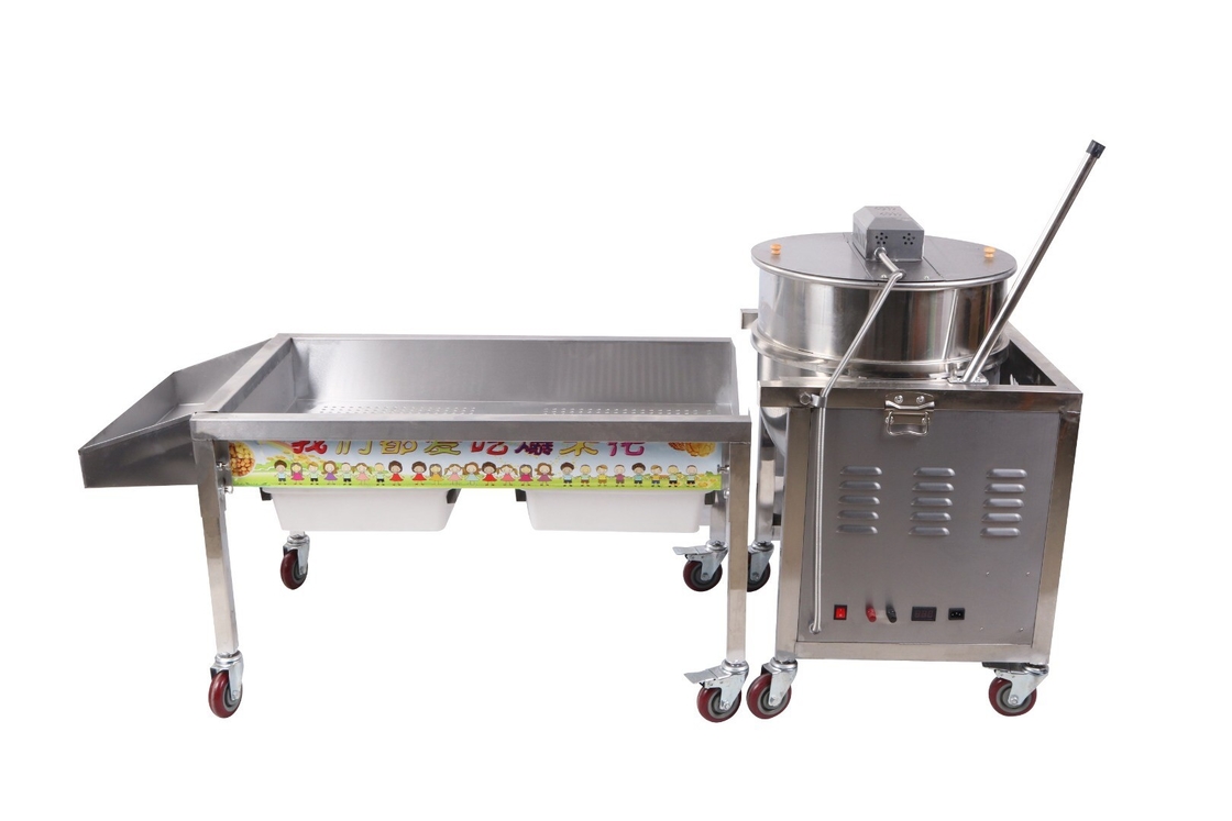 เครื่องทำข้าวโพดคั่วทรงกลม Popper ข้าวโพดทรงกลม 220v เสียงรบกวนต่ำ